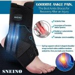 SNEINO Adjustable Ankle Brace for Injury Support