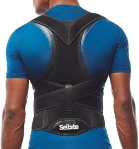 Adjustable Back Brace for Posture Support and Pain Relief