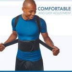 Adjustable Back Brace for Posture Support and Pain Relief