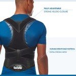 Adjustable Back Brace for Posture Support and Pain Relief