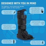 Lightweight Pneumatic Walking Boot for Foot Support
