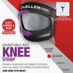 Adjustable Knee Pain Relief Support Strap - Black