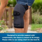 OrthoSleeve Compression Knee Brace for Pain Relief