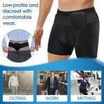 Adjustable Hernia Belt for Men with Compression Pad