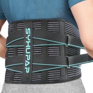 Dual Adjustable Back Support Belt for Pain Relief