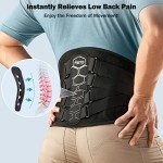 FREETOO Adjustable Back Brace for Pain Relief