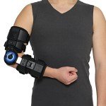 Adjustable Hinged Elbow Brace for Post-Surgery Support