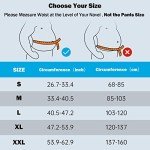 FREETOO Adjustable Back Brace for Pain Relief