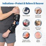 Adjustable Hinged Elbow Brace for Post-Surgery Support