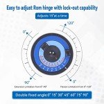 Adjustable Hinged Elbow Brace for Post-Surgery Support