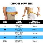 RISE GLOW Back Brace for Pain Relief & Support