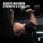 Gymreapers Elbow Compression Braces for Weightlifting