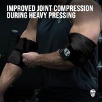 Gymreapers Elbow Compression Braces for Weightlifting