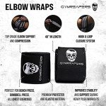 Gymreapers Elbow Compression Braces for Weightlifting
