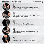 Gymreapers Elbow Compression Braces for Weightlifting