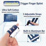 RonJea 4-Pack Adjustable Finger Splint Brace