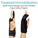 Vive Boxer Finger Splint Brace for Hand Support