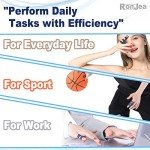 RonJea 4-Pack Adjustable Finger Splint Brace