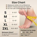 Ankle Compression Sleeve for Foot Support - L