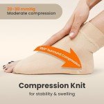 Ankle Compression Sleeve for Foot Support - L