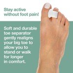 ZenToes Gel Toe Separators for Bunion Relief - 4 Pack