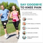 Adjustable Knee Brace with Stabilizers and Gel Pads