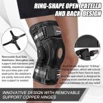 NEENCA Hinged Knee Brace for Pain Relief