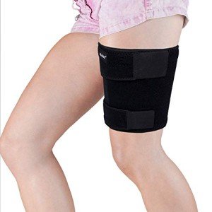 Adjustable Compression Thigh Brace for Injury Recovery