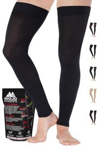 Mojo Sports Recovery Compression Thigh Sleeve - X-Large Black