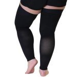 Mojo Sports Recovery Compression Thigh Sleeve - X-Large Black