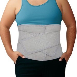 Plus Size Abdominal Binder for Recovery and Support