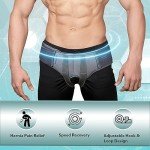 Wonder Care Grey Hernia Support Brace with Pads