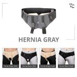 Wonder Care Grey Hernia Support Brace with Pads