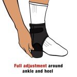 Adjustable ACE Ankle Brace with Side Stabilizers