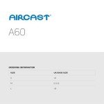 Aircast A60 Ankle Support Brace - Medium Left