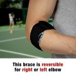 Adjustable ACE Tennis Elbow Strap - Black