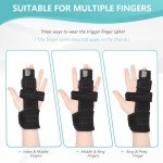 Adjustable Trigger Finger Splint for Hand Support