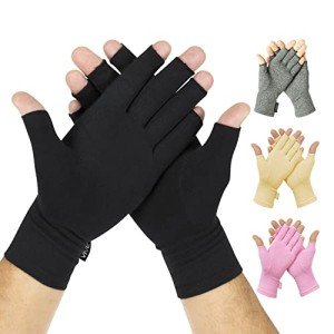 Fingerless Compression Gloves for Arthritis Relief