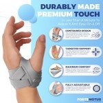 FORTEMOTUS Adjustable CMC Thumb Brace for Pain Relief