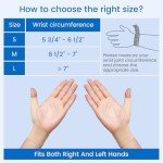 Elastic Thumb Wrist Support Brace - Pack of 2