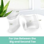 Welnove 12-Pack Gel Toe Separators and Spacers