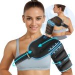 REVIX 3D Shoulder Ice Pack Wrap for Pain Relief