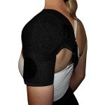 Adjustable Shoulder Brace for Injury Relief (Black)