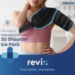 REVIX 3D Shoulder Ice Pack Wrap for Pain Relief
