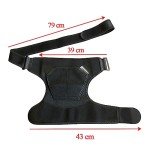Adjustable Shoulder Brace for Injury Relief (Black)