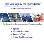 Adjustable Shoulder Brace for Injury Relief (Black)