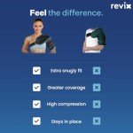 REVIX 3D Shoulder Ice Pack Wrap for Pain Relief