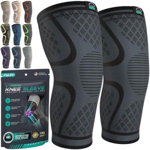 Modvel Compression Knee Brace - 2 Pack for Support