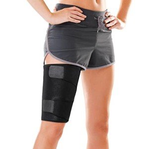 Adjustable Thigh Compression Sleeve with Non-Slip Support