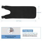 Adjustable Thigh Compression Sleeve with Non-Slip Support